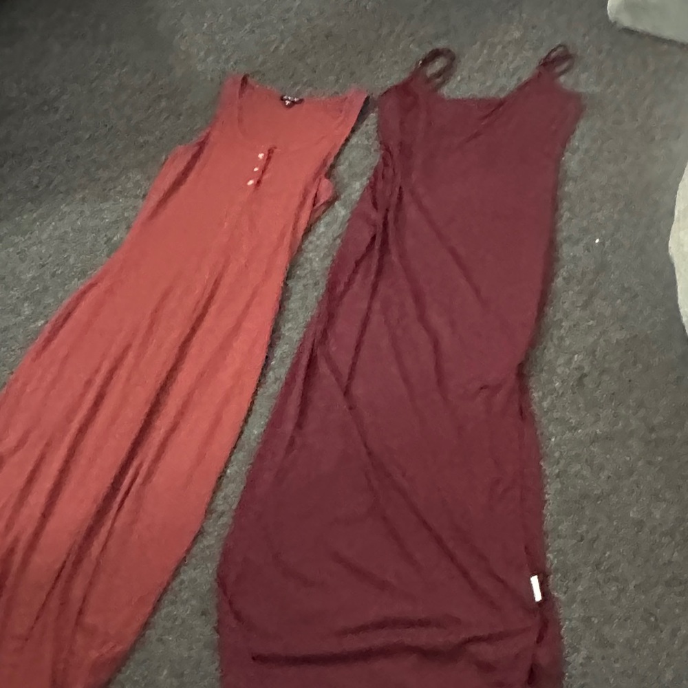 VENUS and SHEIN Burgundy and Rust Maxi Dresses NWOT